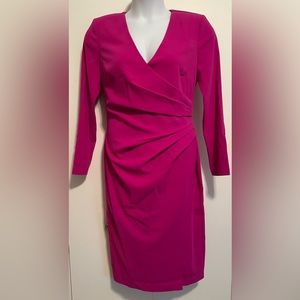 Badgley Mischka Fuchsia Dress
